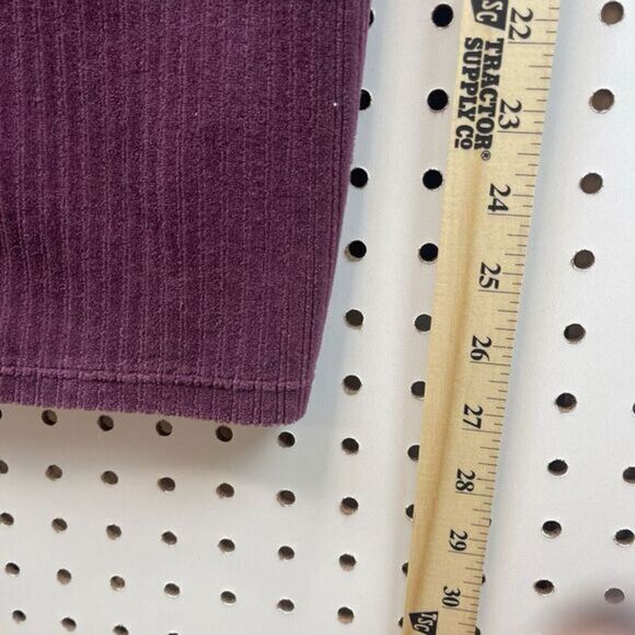 No Boundaries Dress Womens/Junior‎ Burgundy Corduroy Sleeveless Button Up Large - Picture 5 of 5